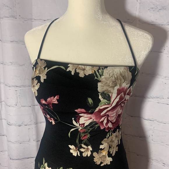 Windsor Scoop Neck Floral Maxi Womans Dress S - Picture 3 of 9